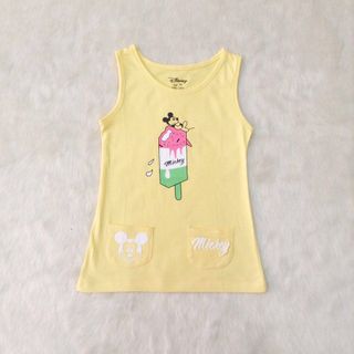 Đầm bé gái chuột mickey 2 túi ri 1-8
