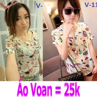 25k - hàng về - áo voan hot