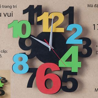 Đồng hồ treo tường trang tri nội thất