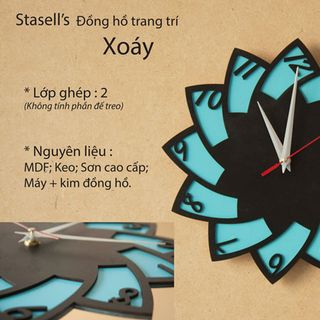 Đồng hồ treo tường trang tri nội thất