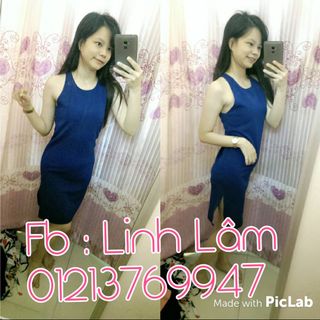 Đầm body sát nách xẻ tà
