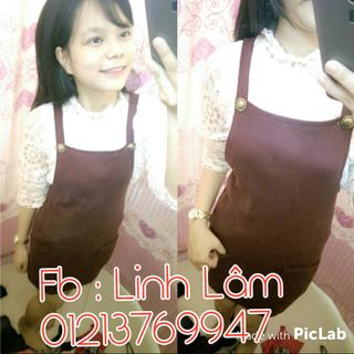 Yếm thun gân có túi không kèm áo