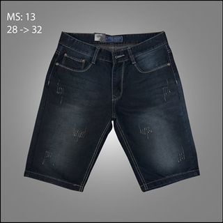 Quần short jean nam