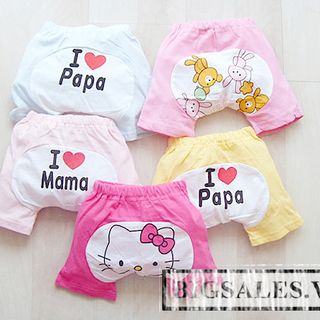 Quần short cotton mông thú