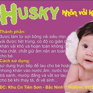 Khăn vải khô đa năng husky 123456 giá sỉ