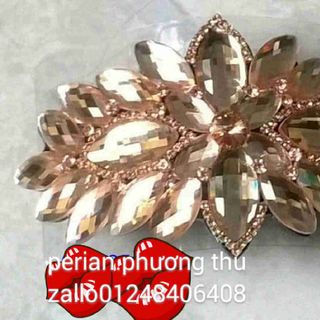 Kẹp tóc đính đá phale