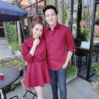 Set cặp đỏ smi đầm giá sỉ