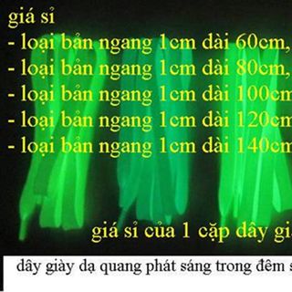 Dây giày da quang phát sáng trong đêm giá sỉ