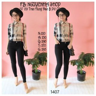 Quần jeans ôm co giãn