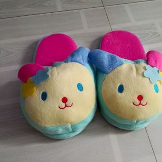 Dép bông hình thú đi trong nhà hình thỏ - dài 26cm - rộng 10cm