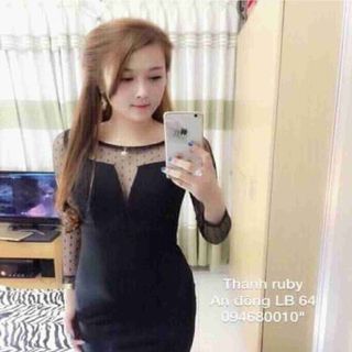 Đầm pody phối lưới