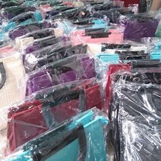 Sét hai túi quai nhựa cá sấu