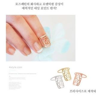 S3245 nhẫn móng tay nữ kiểu mới họa tiết cổ điển phong cách hàn quốc