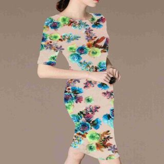 Đầm body hoa