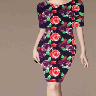Đầm body hoa