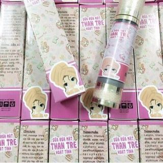 Sữa rửa mặt tinh chất than tre hút sắc tố đen sâu trong da