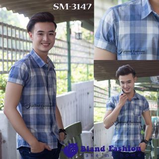 Ao mi nam tay ngan sm-3163
