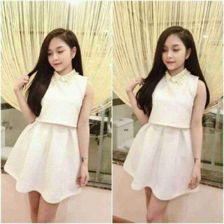 Đầm xốp vải dày