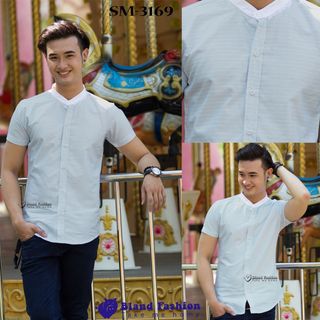 Ao mi nam tay ngan sm-3169