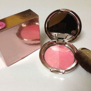 Phấn má hồng cellio shining dual blusher