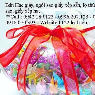 1000 con hac giấy xà cừ lấp lánh chưa có hủ thủy tinh - quà tặng ý nghĩa lãng mạn cho 1 điều ước - 300000đ/1000con