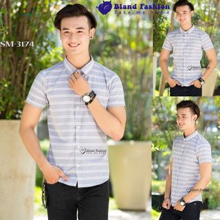 Ao mi nam tay ngắn sm-3174