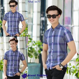 Ao mi nam kate tay ngan sm-3177