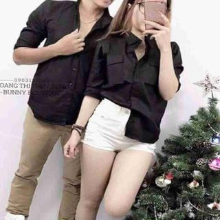 Áo sơ mi vải dù