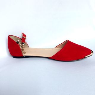 Giày búp bê lozido l004 đỏ