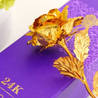 Hoa hồng mạ vàng 24k tặng 20/11 14/2 8/3 noel sinh nhật giá sỉ