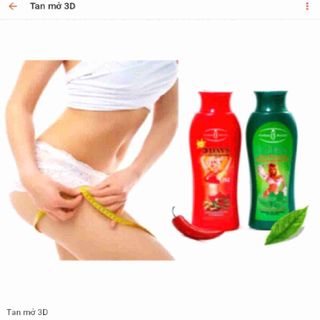 Kem tan mỡ 3d