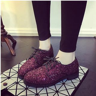 Giày oxford kim sa hàng oder
