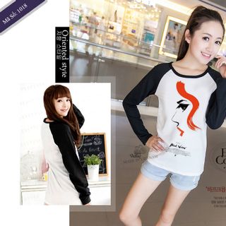 Giá sỉ 58k áo thun nữ tay dài - 1018