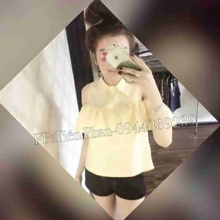 Áo sơ ma lệch vai