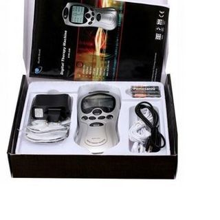 Máy trị liệu bấm huyệt 4 miếng dán health herald xám