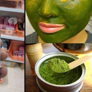 Bột trà xanh đắp mặt nguyên chất