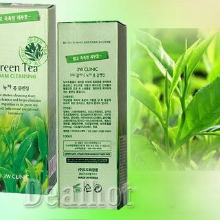 Sữa rửa mặt trà xanh 3w mẫu mới