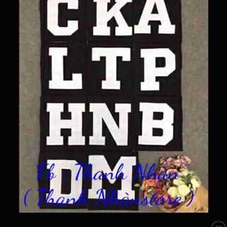 Áo thun 24 chữ cái