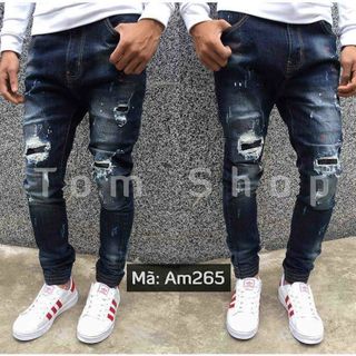 Bỏ sỉ quần jogger jean may quần jogger jean