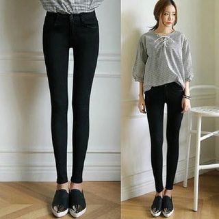 Quần jean nữ cạp cao hàng oder