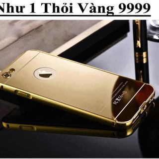 Ốp lưng tráng gương vàng cho ip6/6 plus