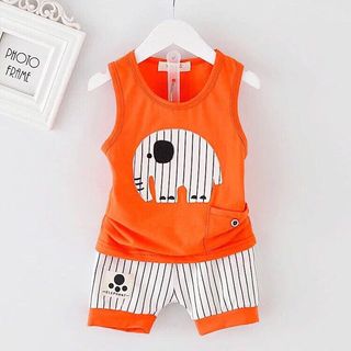 A22669 - 17/3 bộ voi áo thêu đắp quần in thắmsize 1-8