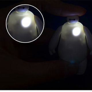 Móc khóa baymax có đèn led và biết nói i love you