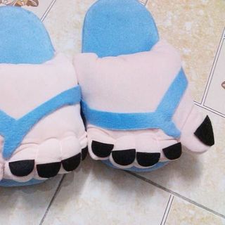 Dép bông đi trong nhà ngộ nghĩnh dài 26cm ngang 10cm ai mang cũng vừa bansisaigonmovmn