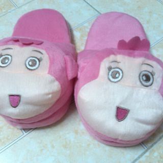 Dép bông đi trong nhà ngộ nghĩnh dài 26cm ngang 10cm ai mang cũng vừa bansisaigonmovmn