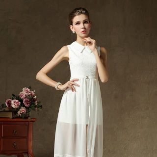 Đầm ren body 2 lớp phối tà voan
