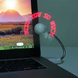 Quạt đèn led tạo chữ theo ý muốn