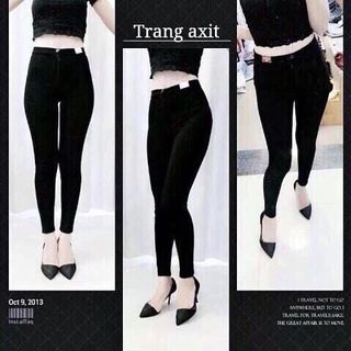 Jeans đen trơn