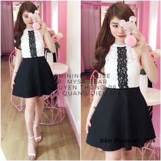 Đầm tuyết mưa ren