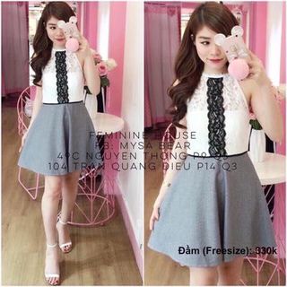 Đầm tuyết mưa ren